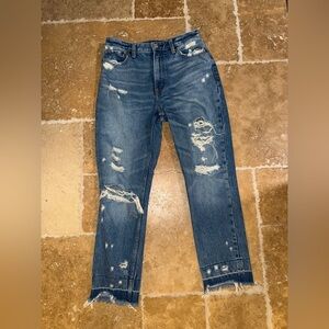 Abercrombie & Fitch Distressed Denim Jeans